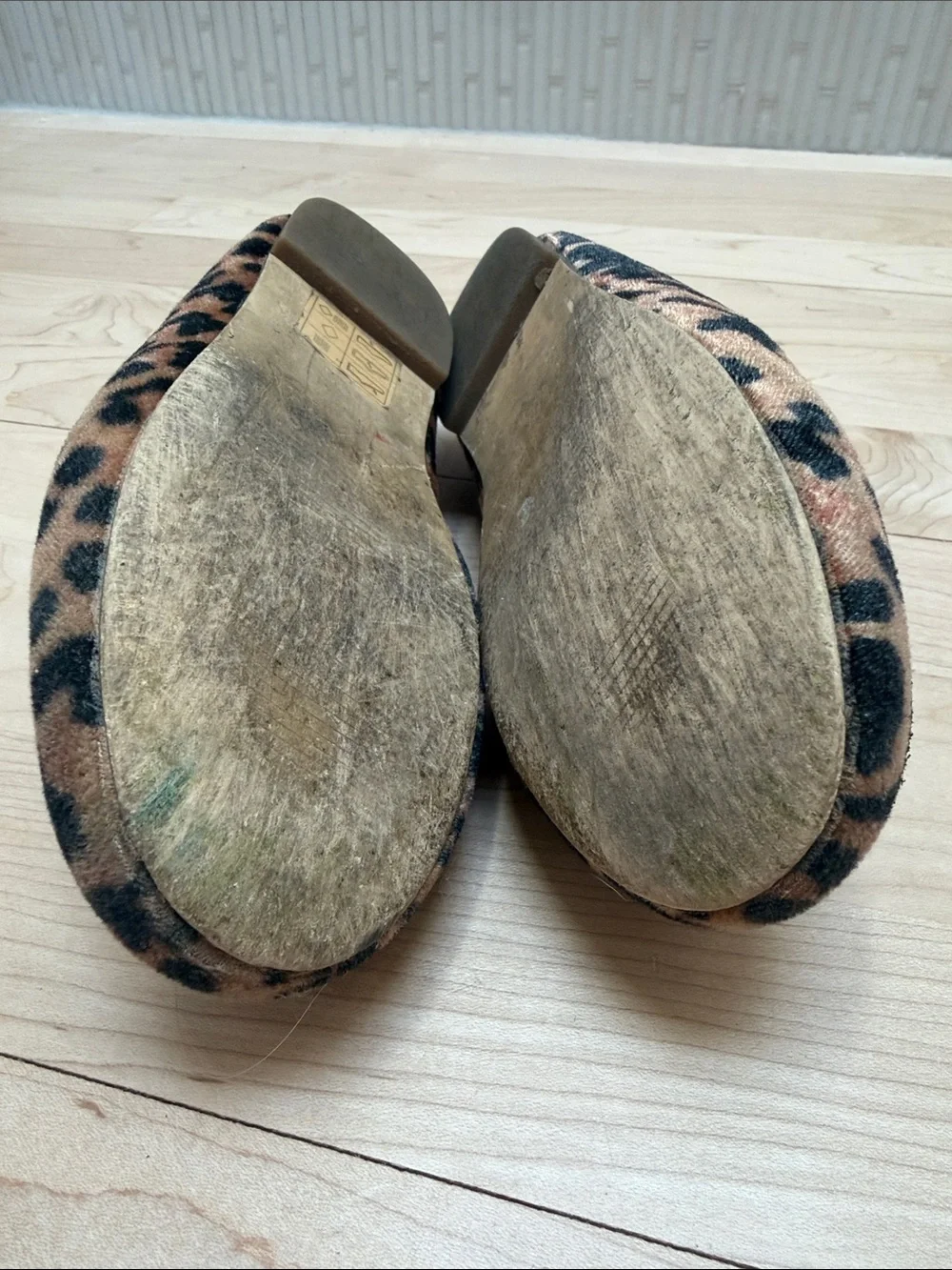 Crewcuts Girls Leopard Moccasins in Tan and Black with Bow